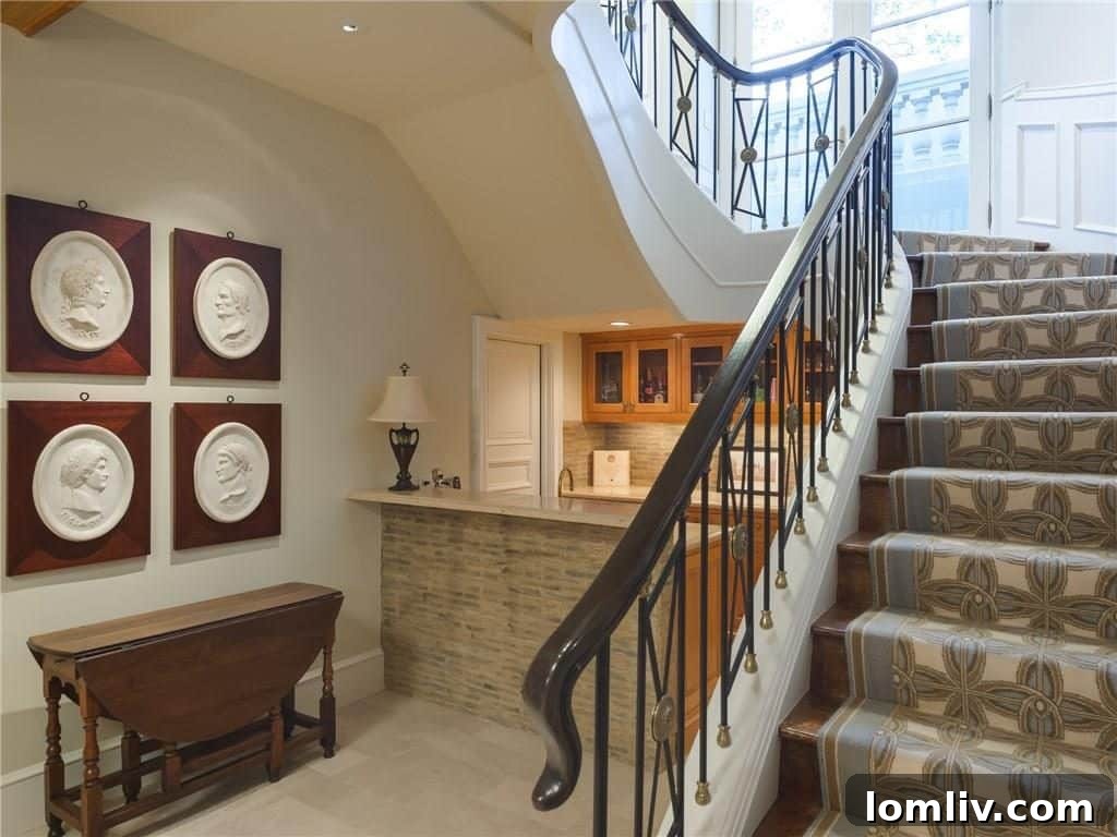 Interior Detail Shot of Elegant Architectural Elements