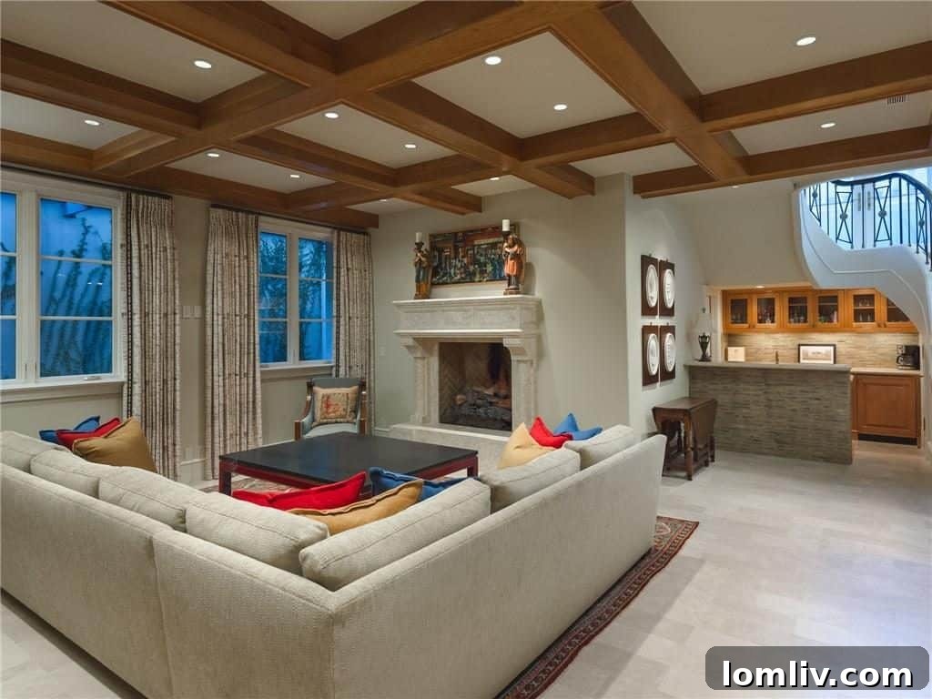 Luxurious Hallway Leading to Private Quarters