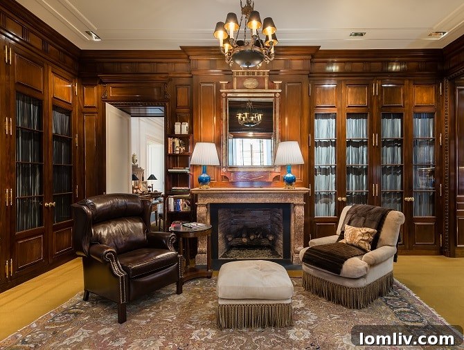 Dallas's Most Expensive Real Estate Deal: Andy Beal's 2016 Hicks Residence Purchase 38 His 'Spogliatoio' closet in the master suite, crafted from Honduran mahogany.