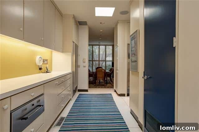 Well-appointed kitchen featuring a functional galley layout and ample counter space.