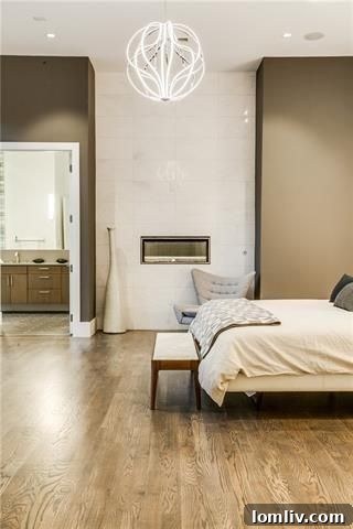 5715 Southwestern Master Bedroom 3 - Sculptural Pendant Fixture