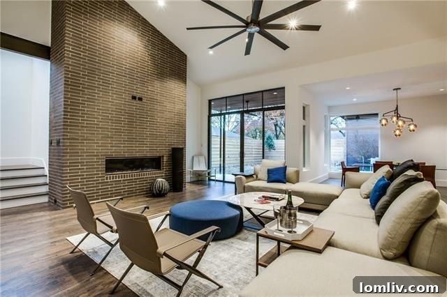 5715 Southwestern Living Room 2 - Modern Interior