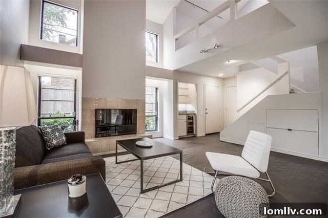 Bright and Airy Living Room at 3220 Oliver Ave