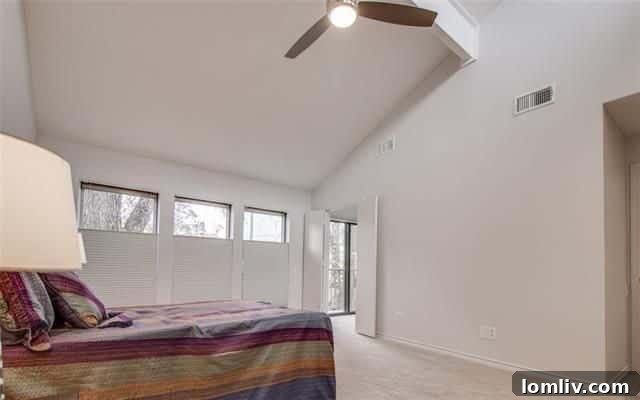 Spacious Master Suite with Modern Decor