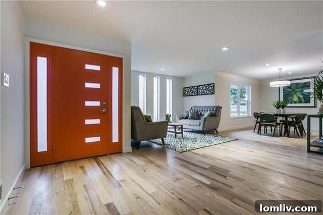 Bright and Open Living Space at 302 W. Shore Dr. Richardson
