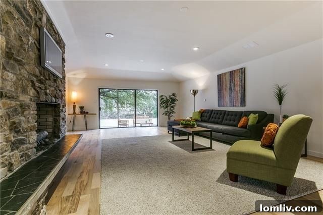 Spacious Master Bedroom with Access to Private Deck