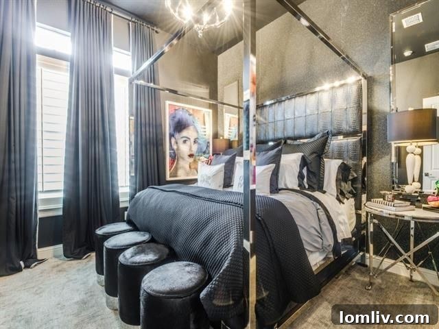 Inviting Second Bedroom with Contemporary Decor