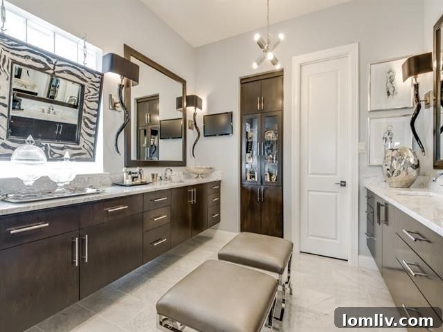 Spacious Master Bedroom with Elegant Seating Area
