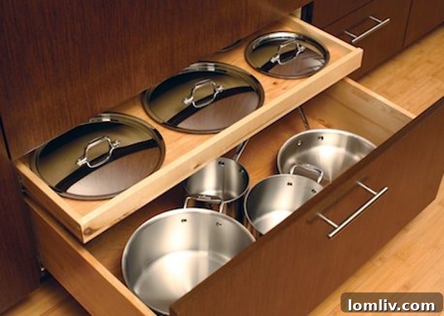 Dura Supreme Pot Lid Drawer Storage