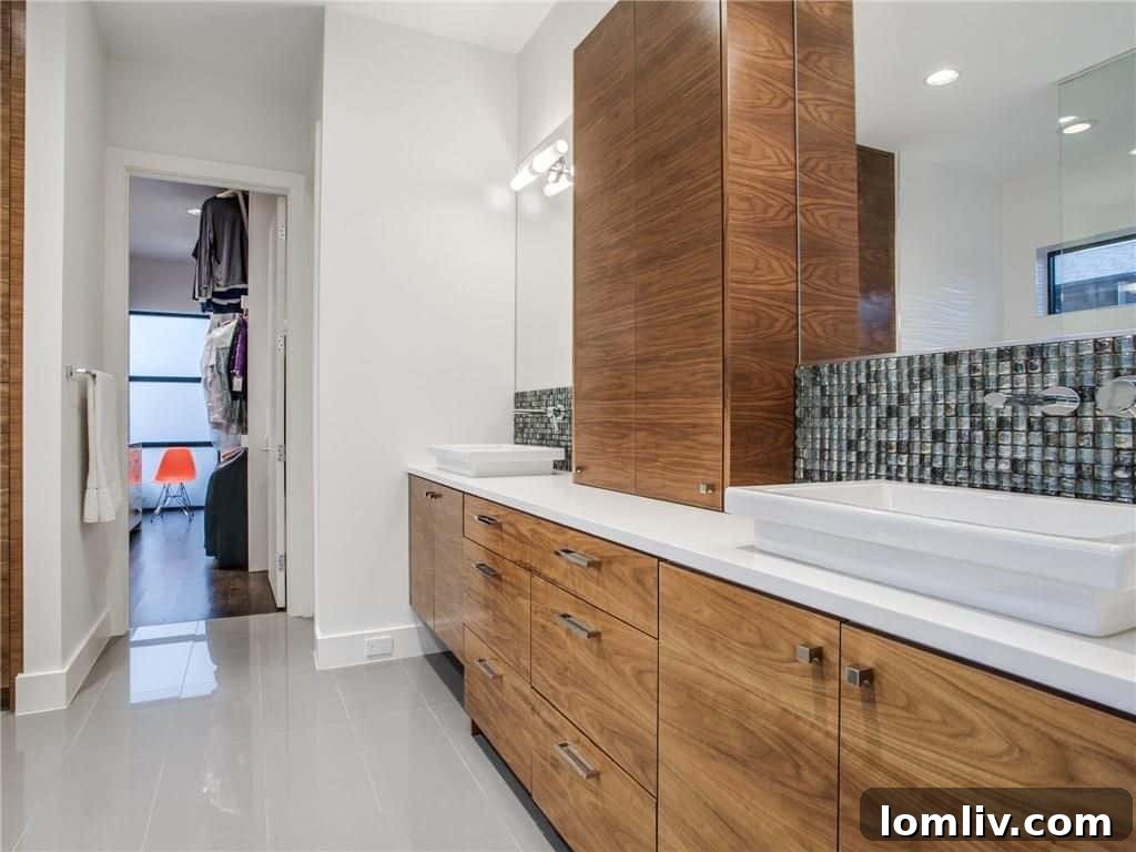 Spa-like Master Bathroom with Soaking Tub and Shower