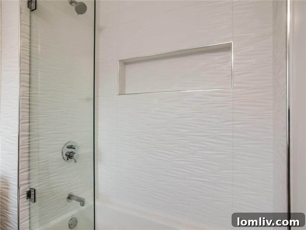 Modern Bathroom with Porcelanosa Spanish Tile