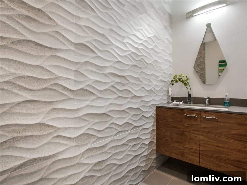 Third Bathroom with Elegant Tile Work