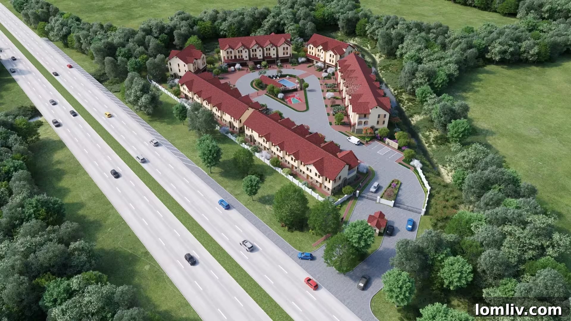 Final Bid Deadline Hilco Wylie TX Bankruptcy Land July 19 2024 2 Scenic view of a development-ready land parcel in Wylie, Texas, adjacent to a major highway, suitable for residential or commercial projects.