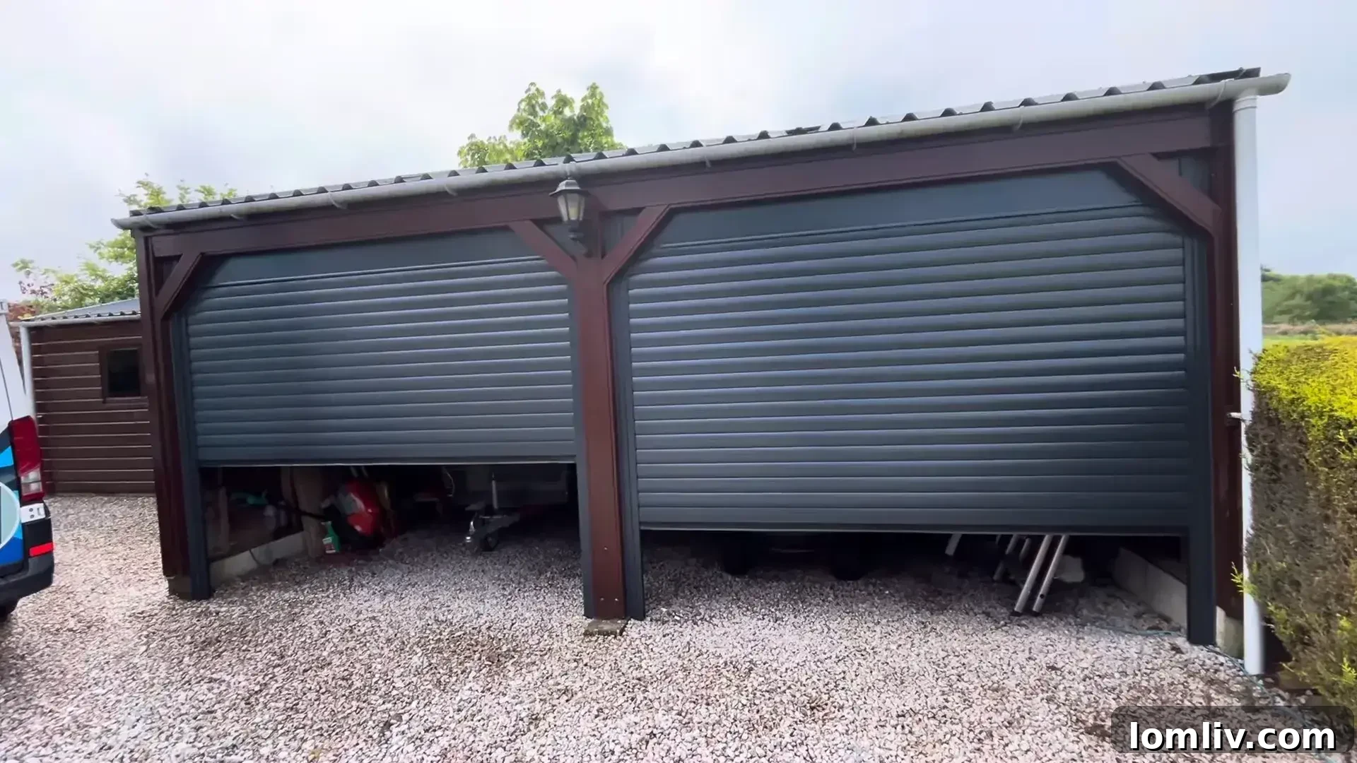 Urban Living Redefined: The Power of Roller Garage Doors 2 Modern urban garage with sleek roller door