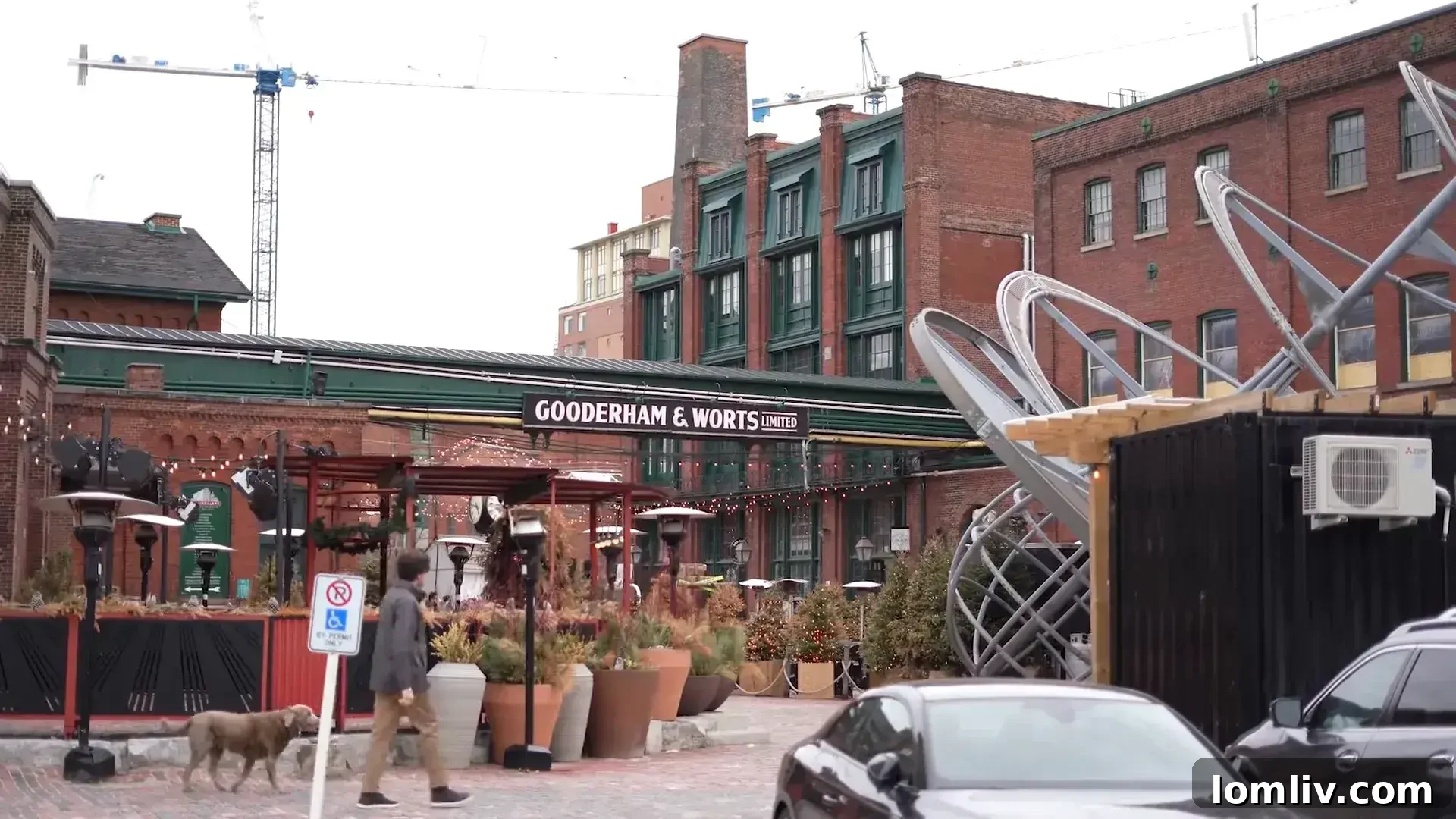 Premier Condo Listings in Toronto's Most Desirable Neighborhoods 4 Historic brick buildings and cobbled streets in Toronto's Distillery District