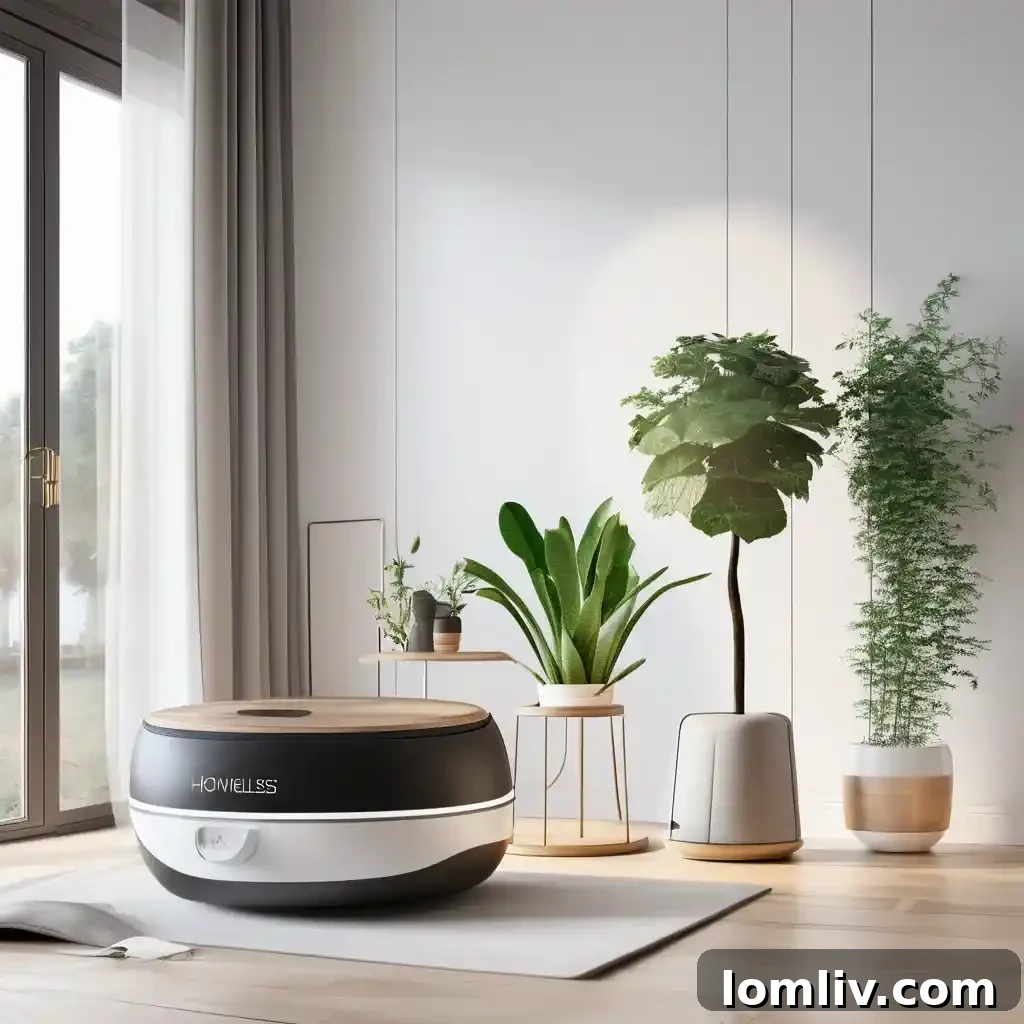 A serene home wellness space featuring natural light, plants, and comfortable seating for relaxation and self-care.