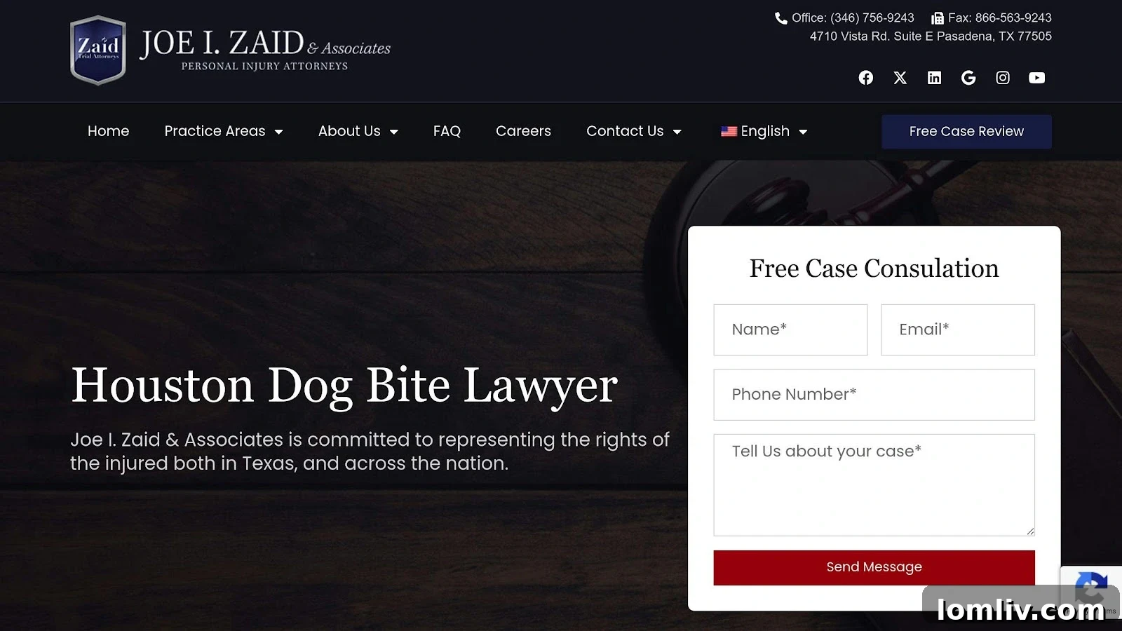 Legal professional reviewing documents related to a dog bite case, emphasizing the need for expert legal help for victims