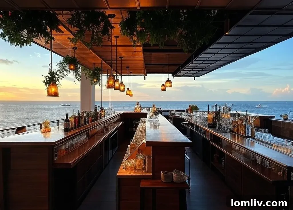 Luxurious and comfortable seating area on a Fort Lauderdale rooftop, designed for relaxation and reflection with stylish furnishings and panoramic views.