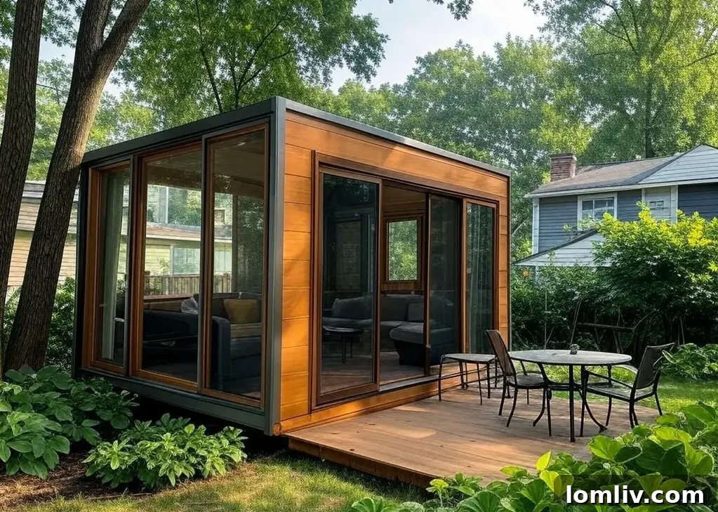 Top Uses for Portable Cabins 3 Transportable cabin serving as a cozy guest house.