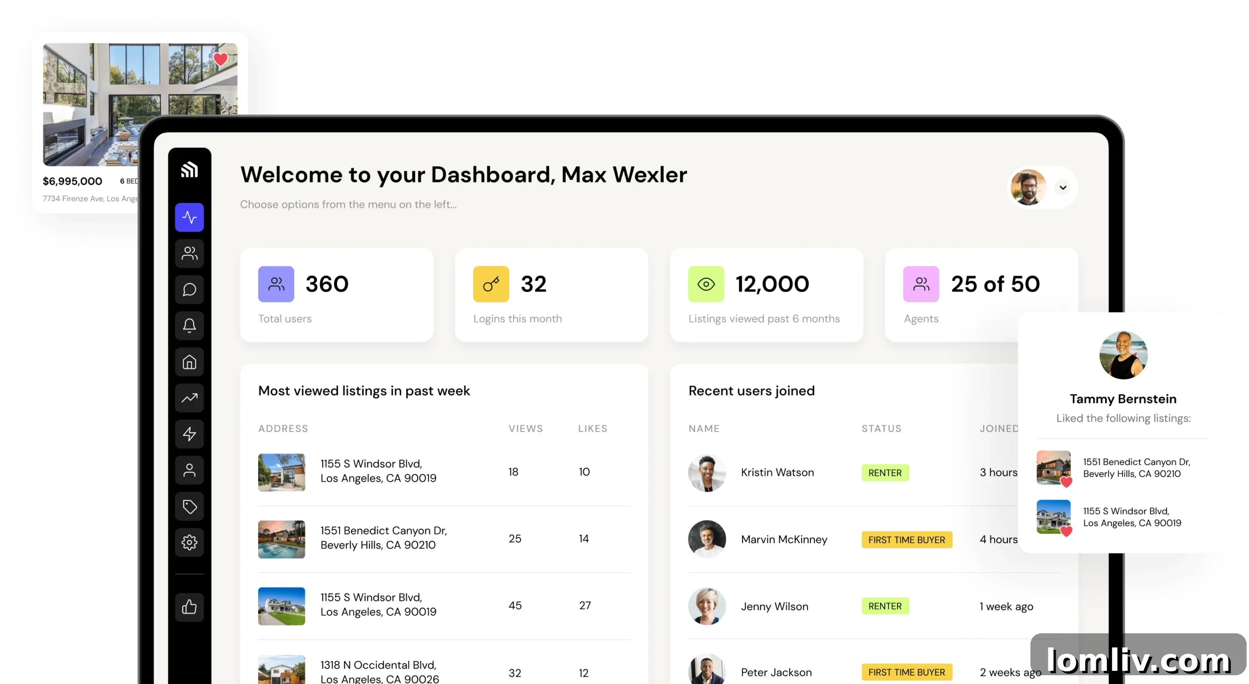 Homestack app interface showcasing ready-made real estate solutions