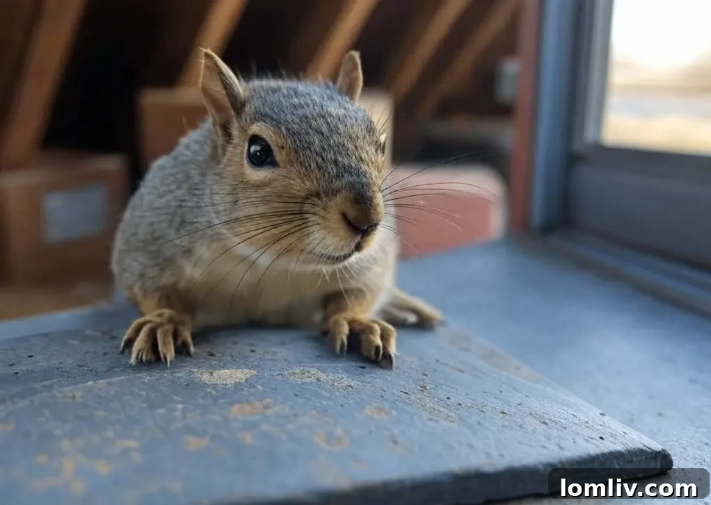 Expert Squirrel Extermination: The Smart Choice for Homeowners 3 Professional exterminator inspecting for squirrel entry points in a home's exterior