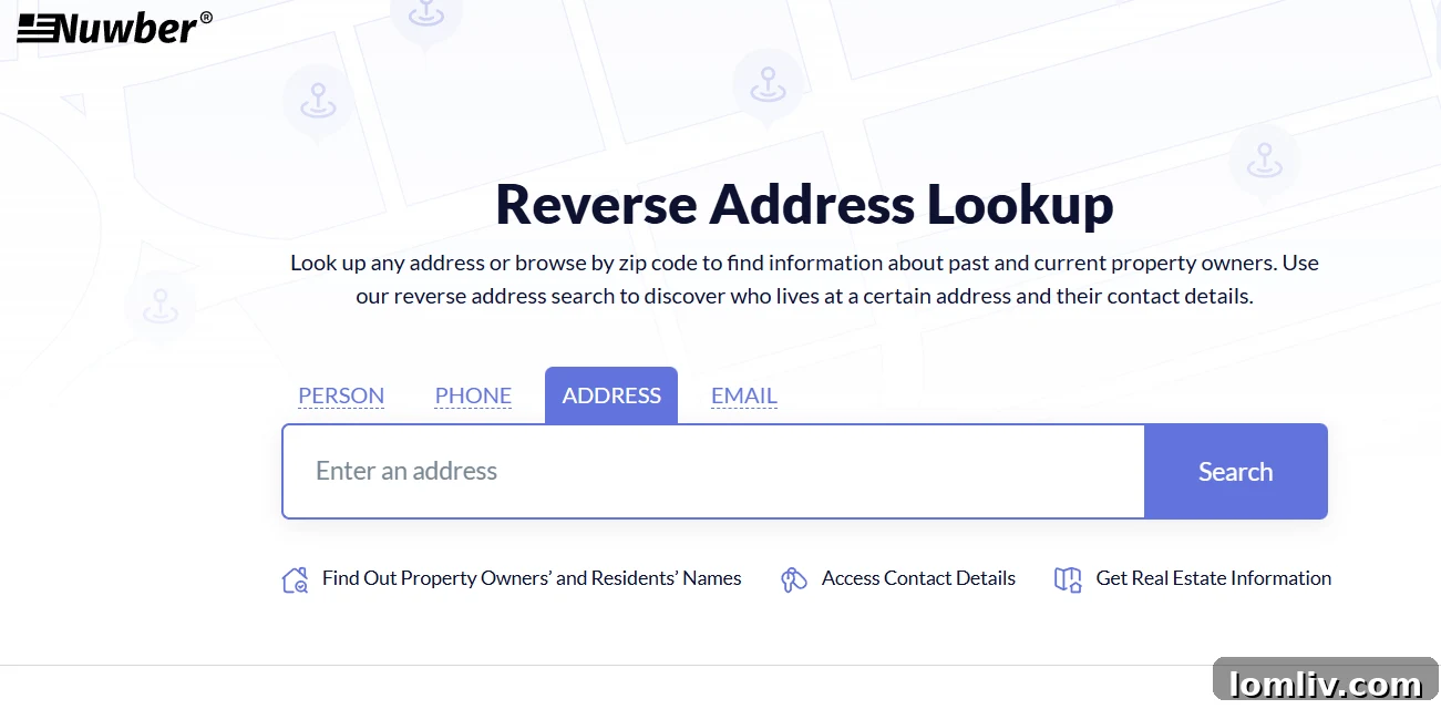 Online People Search and Reverse Address Lookup Sites