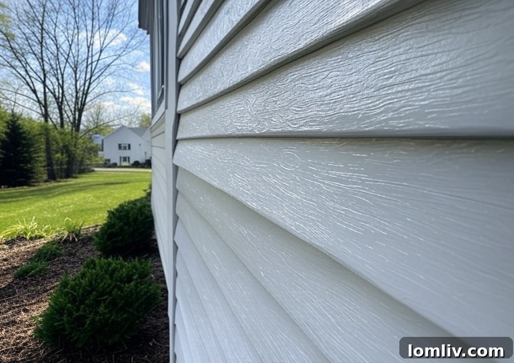 Affordable Siding Choices to Boost Your Dallas Home's Curb Appeal 3 Close-up of modern vinyl siding installation, showcasing clean lines and low maintenance appeal.