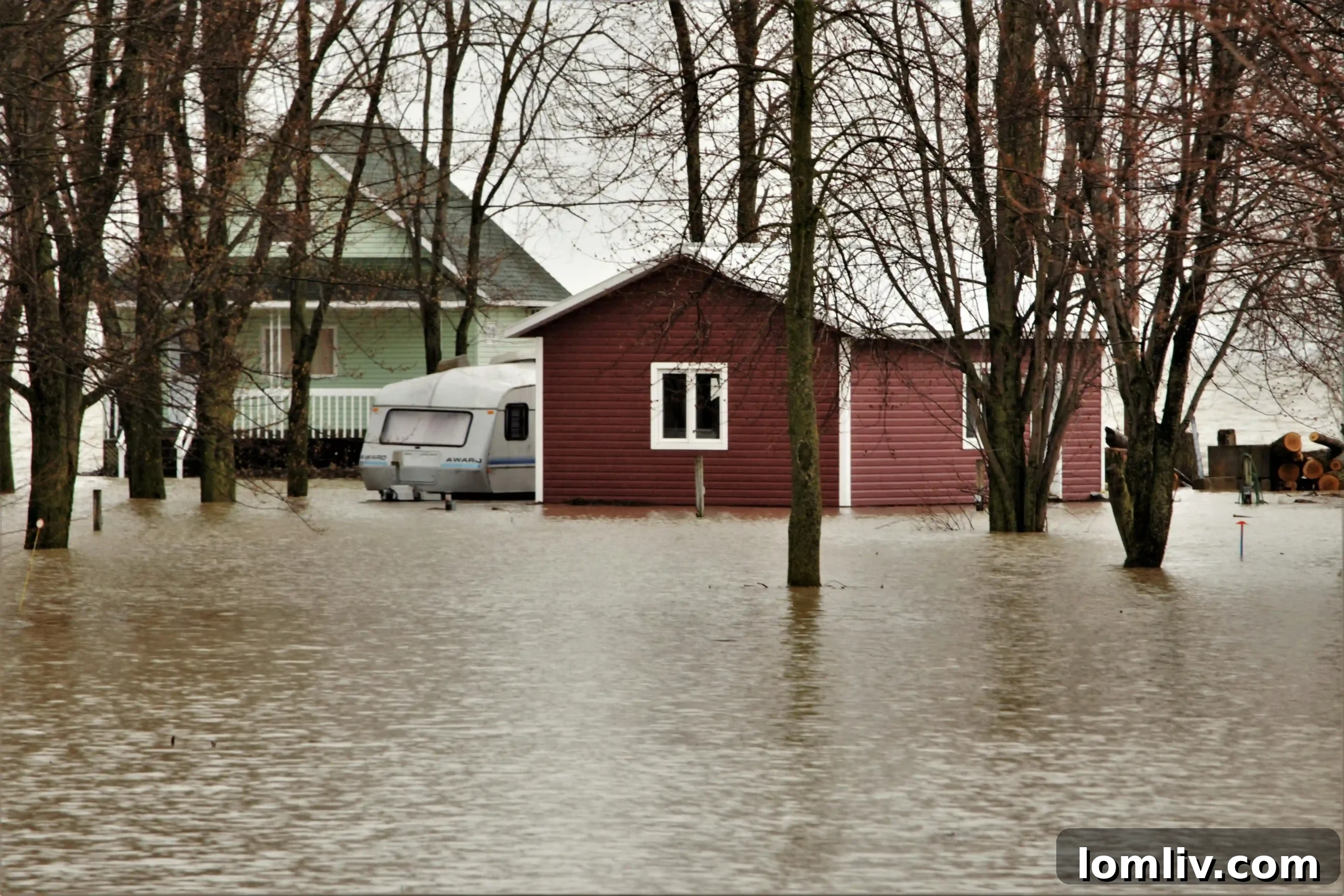 Climate change impacting homes, emphasizing the need for robust home insurance.