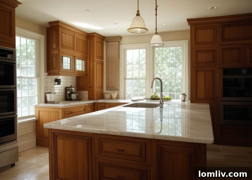 Evinizi Zamansız Tasarımla Yenilemenin Yolları 4 Classic kitchen with shaker cabinets and a subway tile backsplash