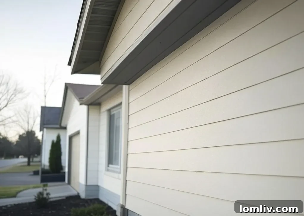 Close-up of a house soffit with visible ventilation openings.