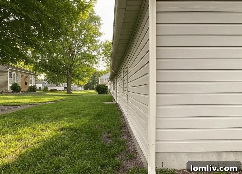 Rainwater flowing smoothly through a well-maintained gutter and downspout system.