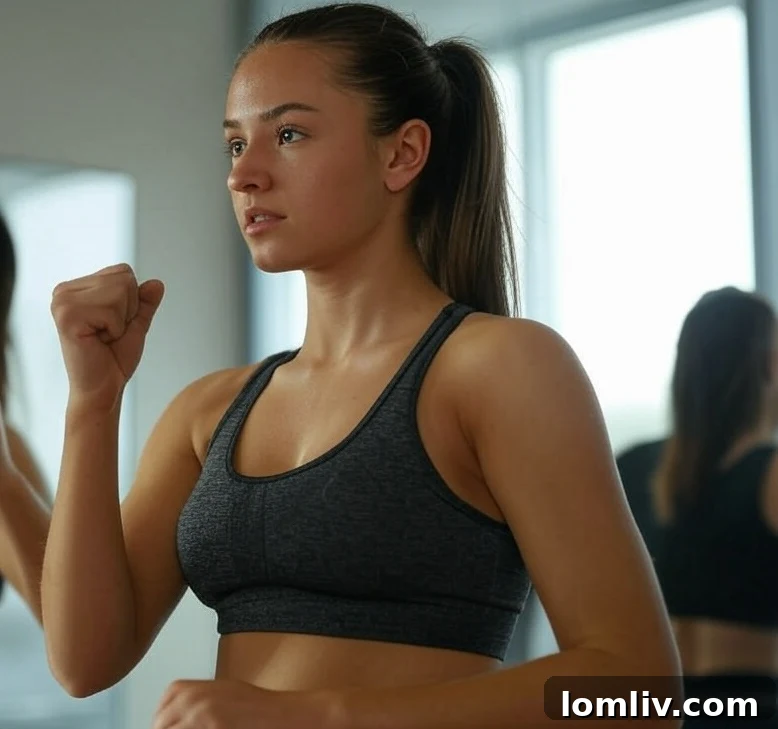 Stylish home gym with modern equipment and natural light