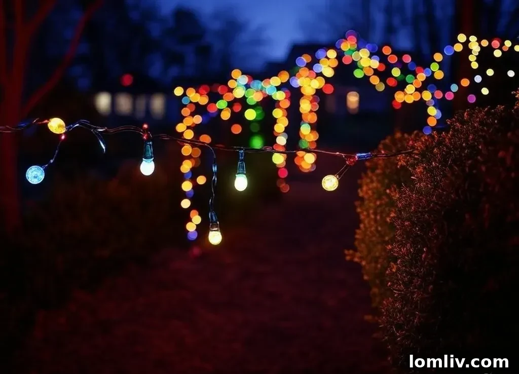 Beyond the Glow: The Real Return on Professional Christmas Lights in Portland 5 Close-up of vibrant, energy-efficient LED Christmas lights