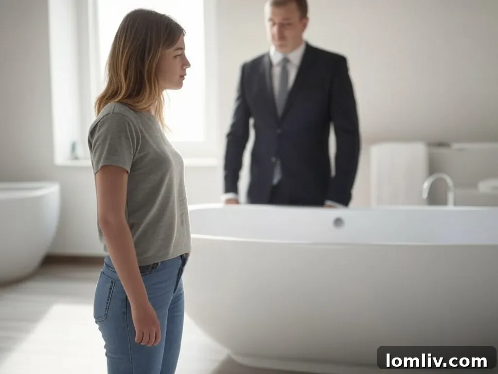 Unlock Home Value with a Statement Bathtub 3 Elegant freestanding tub as the center piece of a bright, modern bathroom, designed to attract discerning homebuyers.