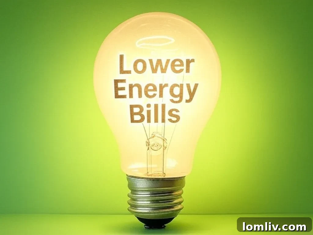 A digital thermostat displaying low energy consumption, symbolizing the benefit of an energy-efficient home with a well-maintained roof.