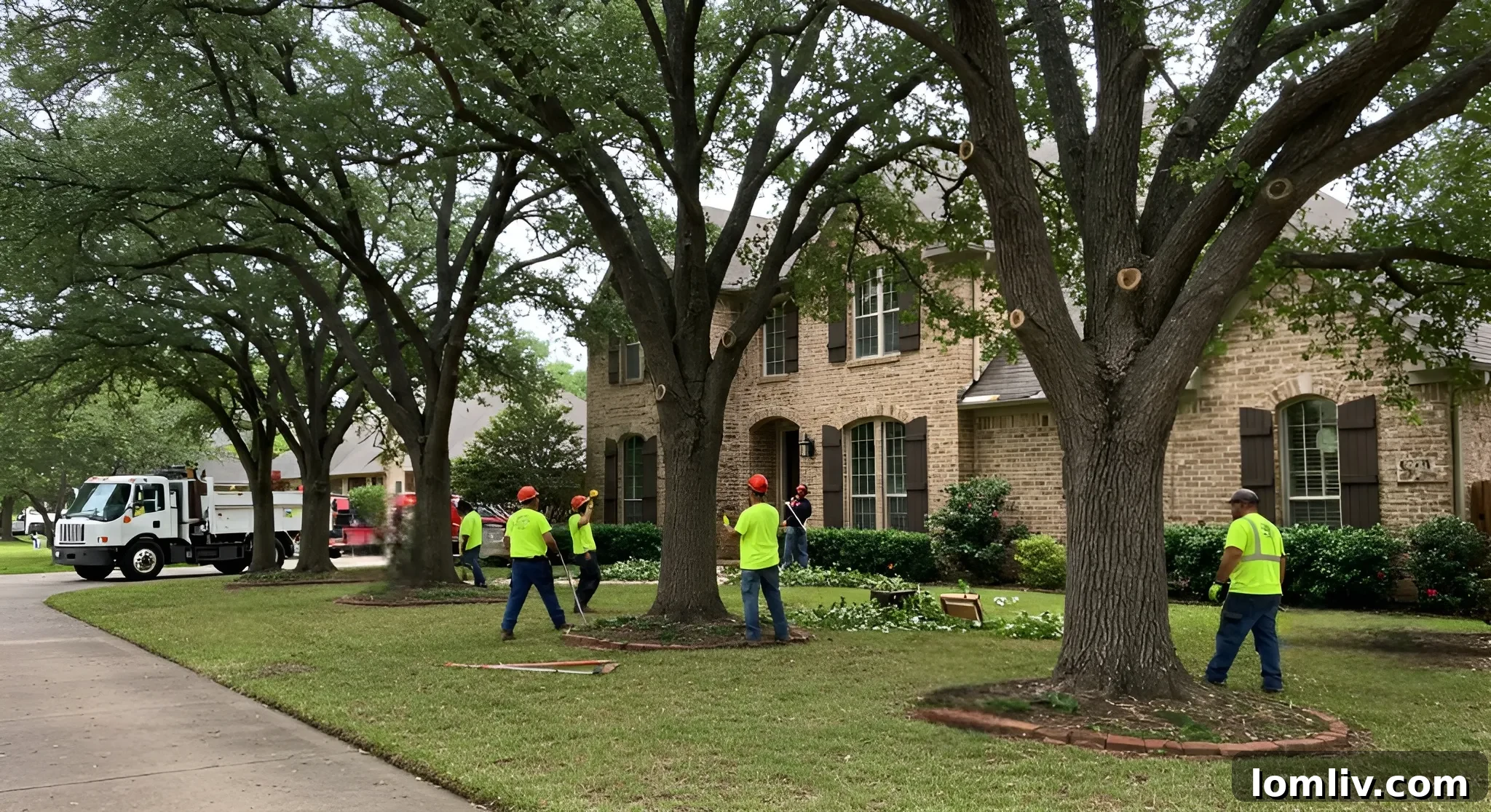 Rooted in Design: Sustainable Tree Care for Dallas County Landscapes 4 Routine tree care in Dallas County including pruning, watering, and pest management.
