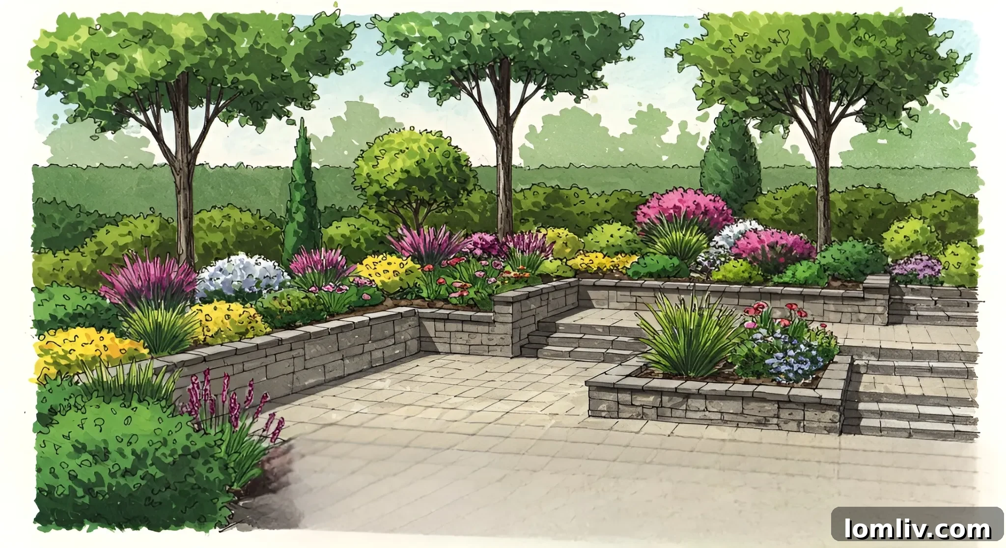 Rooted in Design: Sustainable Tree Care for Dallas County Landscapes 7 Designing outdoor spaces with trees, hardscaping, and underplantings in Dallas.