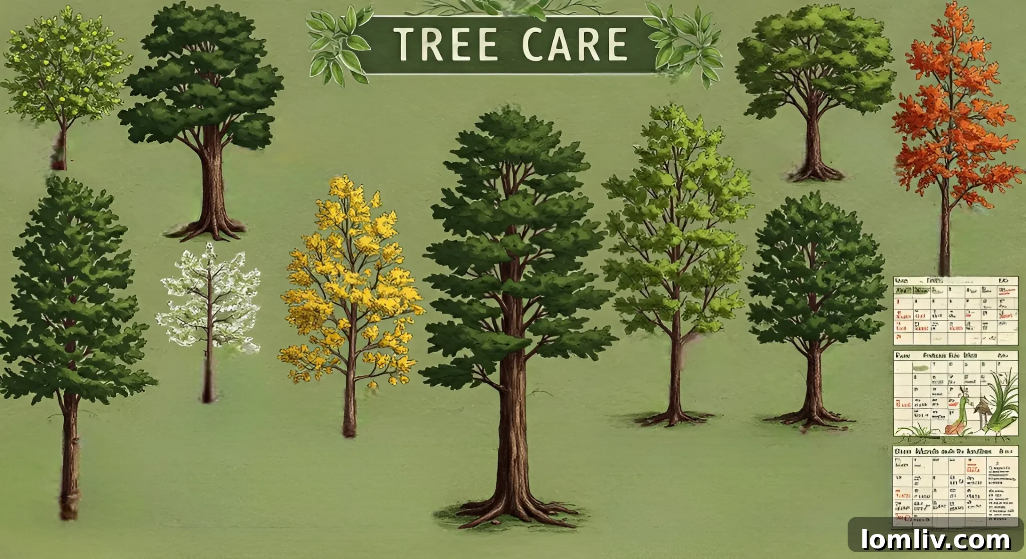Rooted in Design: Sustainable Tree Care for Dallas County Landscapes 8 Annual tree care calendar and planning for future canopy growth in Dallas County.