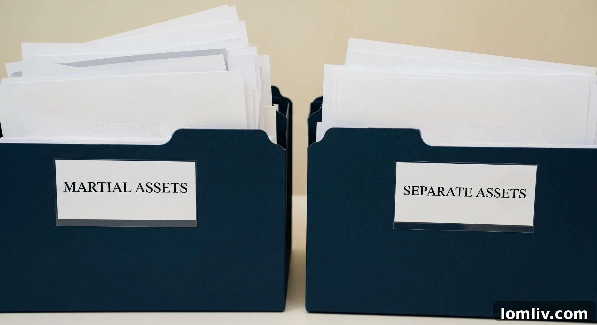 Separating assets into marital and separate property during divorce