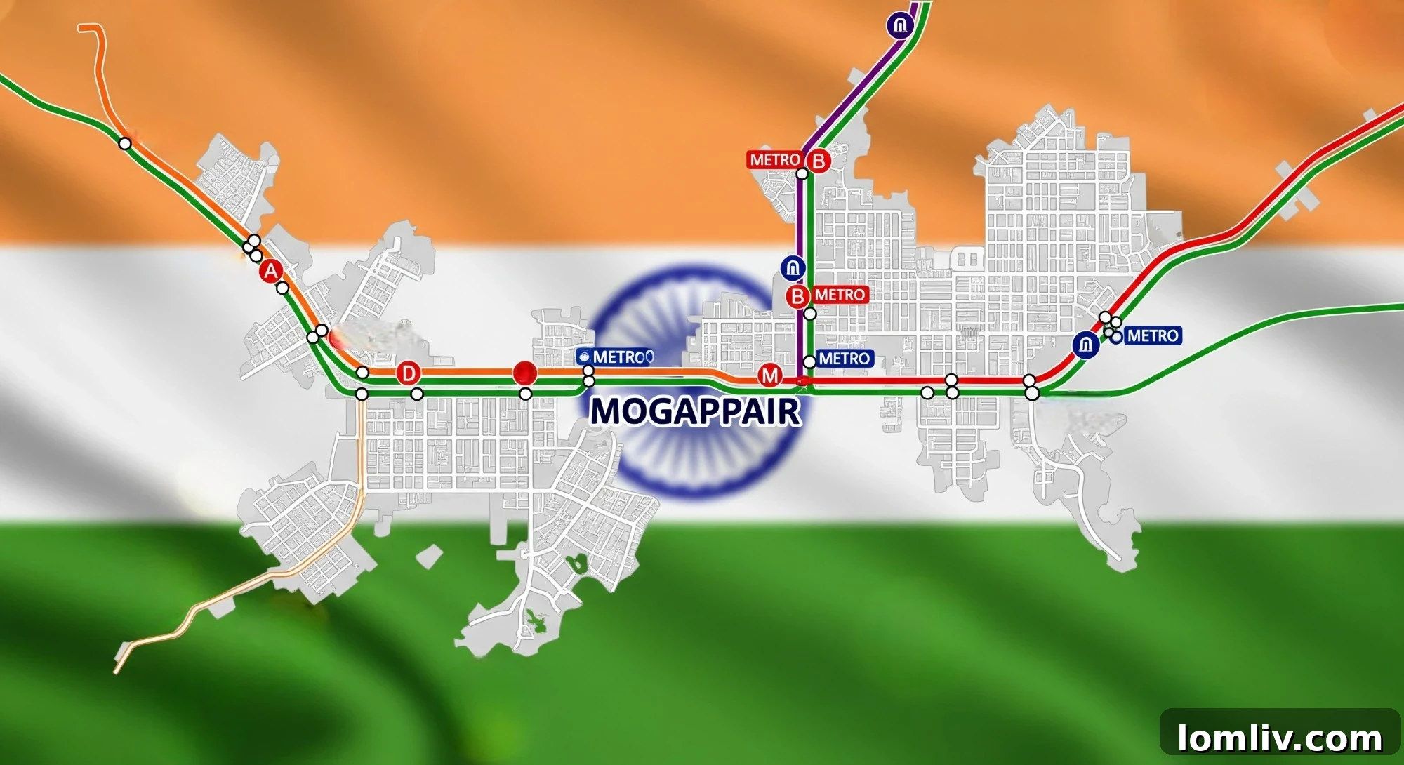 Mogappair: Your Ultimate Destination for Chennai Flats Today 2 Mogappair's strategic location with seamless road and metro connectivity.