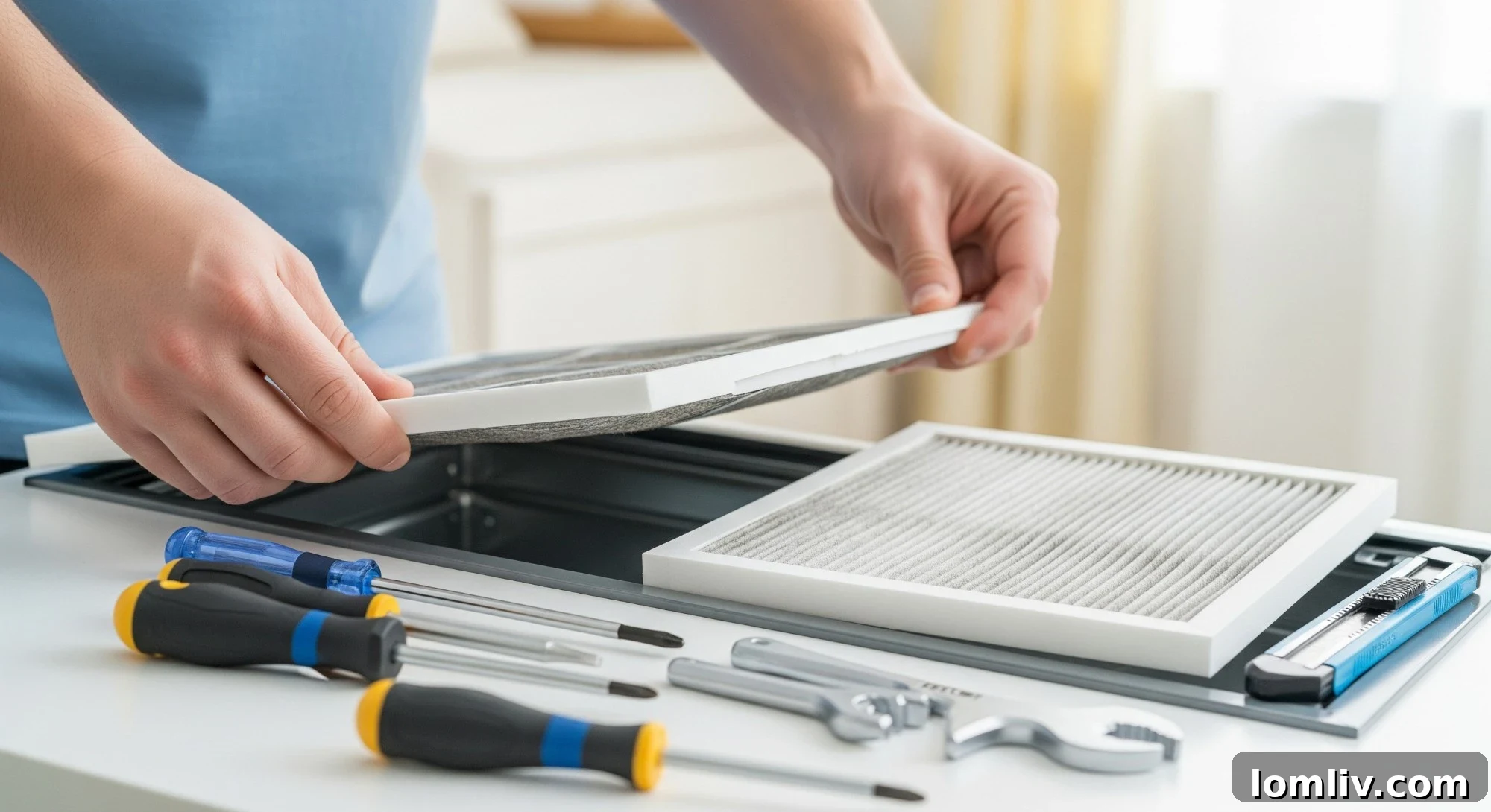 7 HVAC Questions Texas Homebuyers Can't Afford to Skip 5 HVAC technician servicing an indoor unit