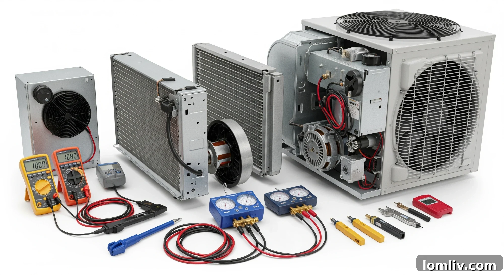 7 HVAC Questions Texas Homebuyers Can't Afford to Skip 6 HVAC technician checking electrical wiring of an AC unit