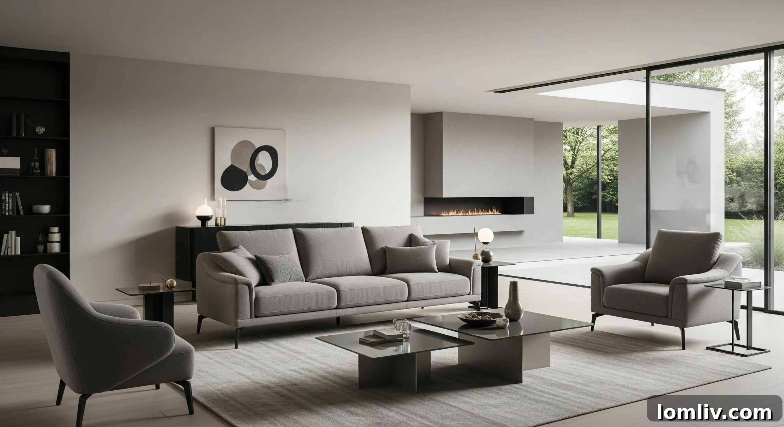 Settling In Style: Furniture Trends for Young Families' First Homes 5 Cozy living room with a spacious sectional sofa and soft textiles