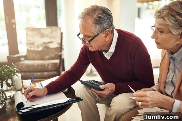 Retired couple contemplating selling their home