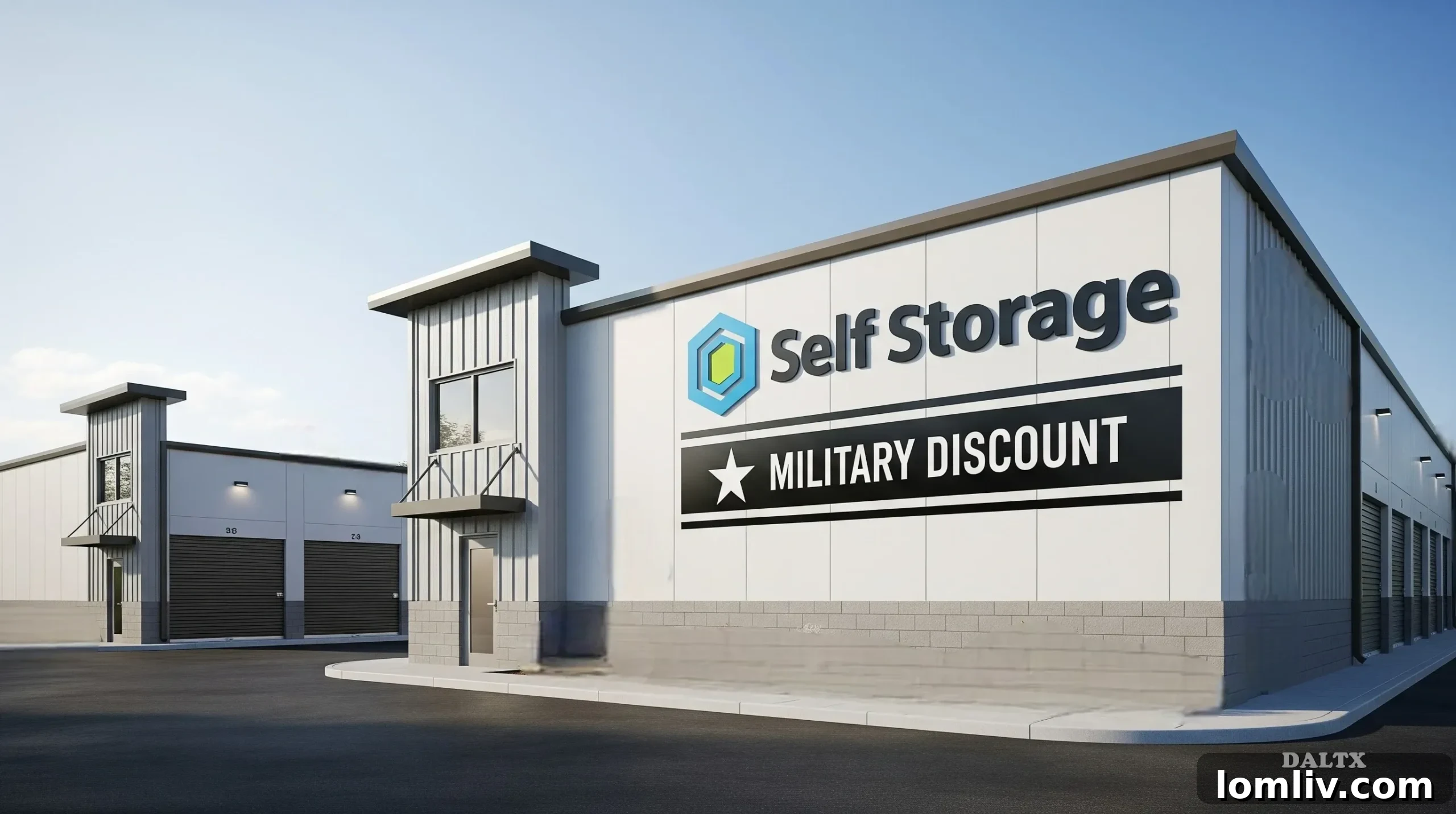 Military family unpacking belongings from a storage unit in Dallas-Fort Worth