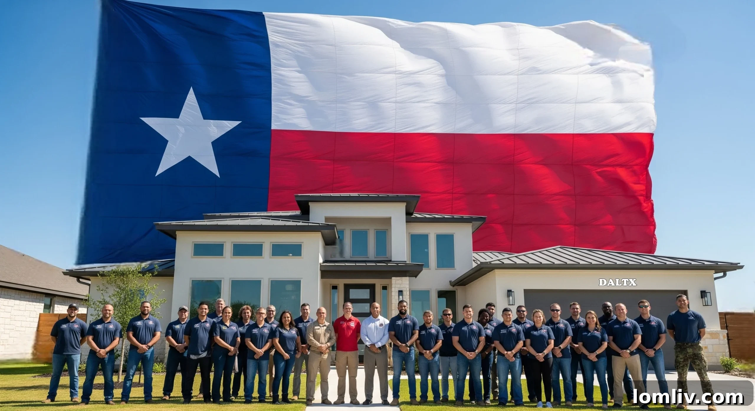 Community gathering of military families in Dallas-Fort Worth