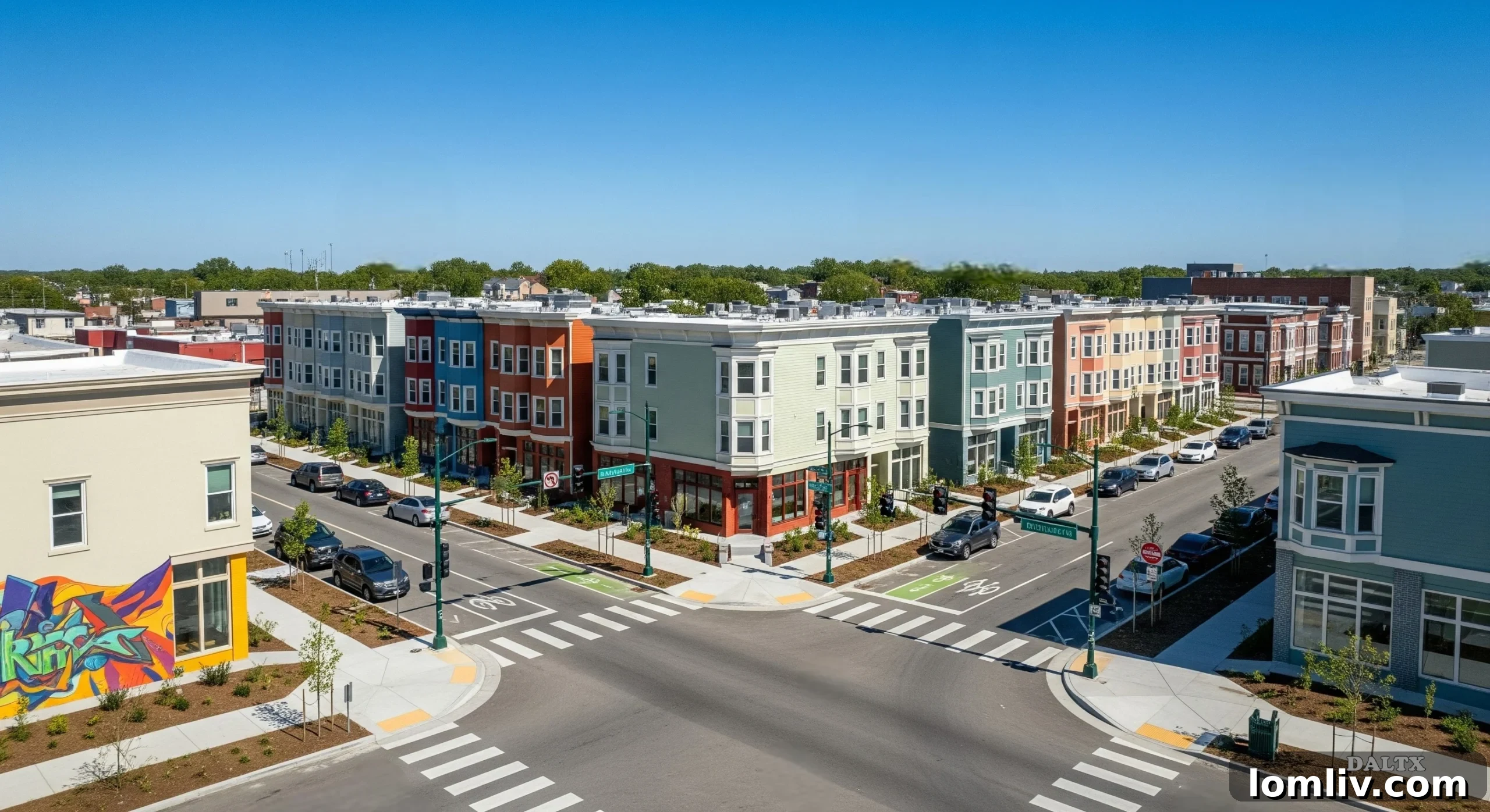 The Dual Impact of Transitional Housing: Empowering Individuals, Enriching Neighborhoods 3 Diverse neighborhood benefiting from transitional housing