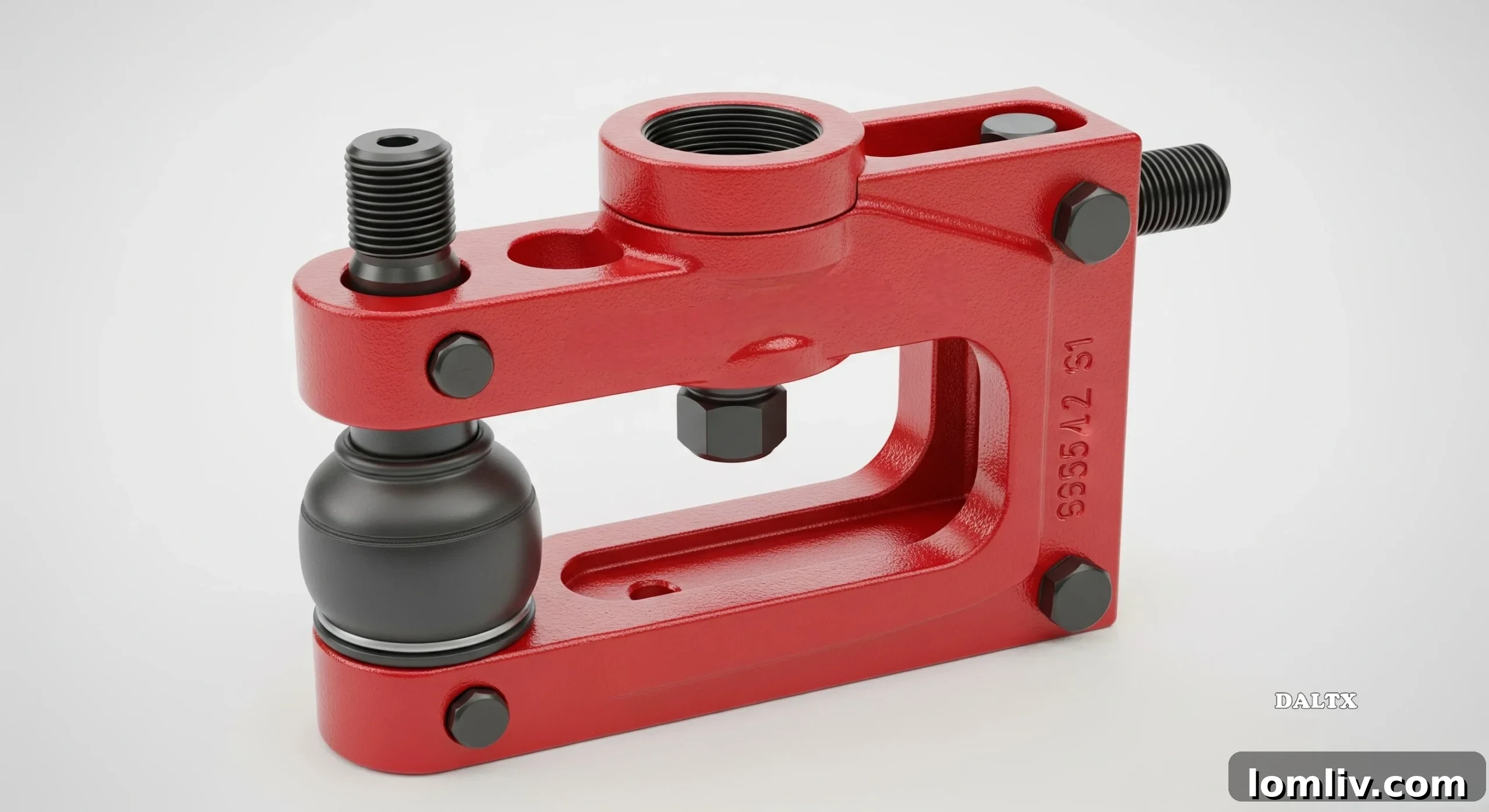Heavy-duty C-frame ball joint press kit components