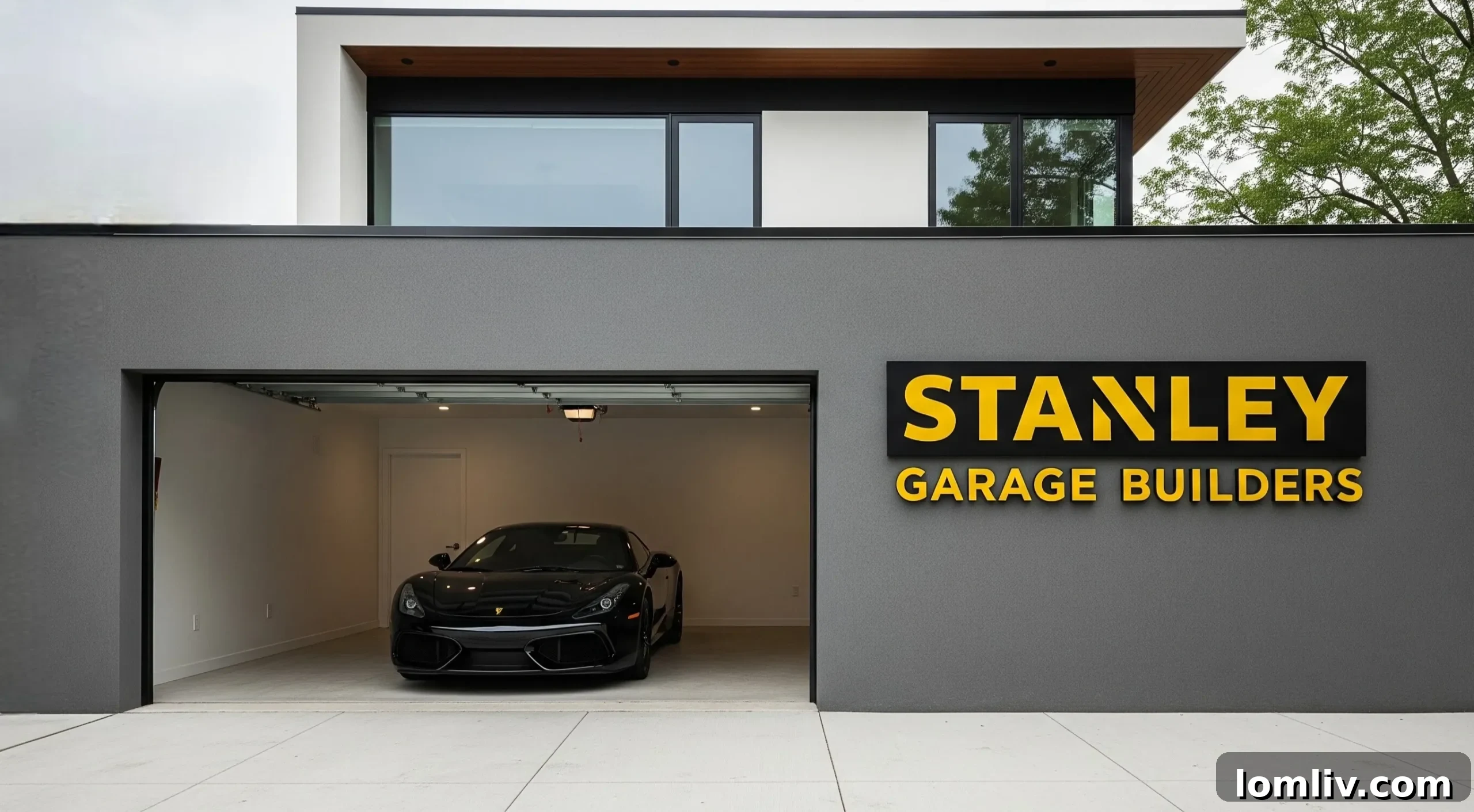 Beyond Storage: Crafting a Robust Garage for Chicago Winters 4 Construction workers reviewing plans at a garage build site