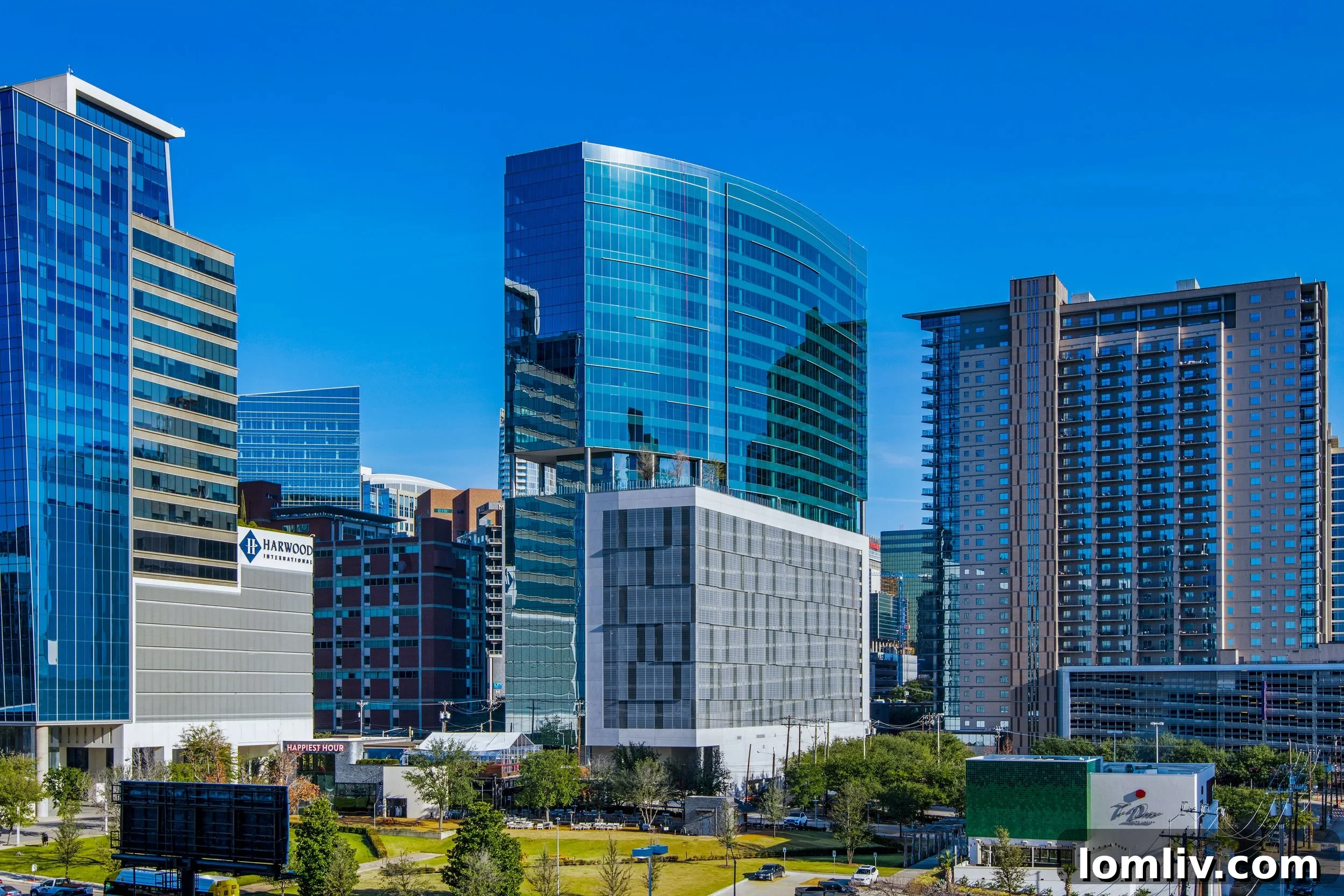 The Link at Uptown, a 25-story office tower in Dallas.